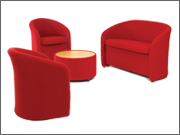 Bucket seating group: In red