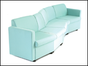 4 Seater couch: In Blue